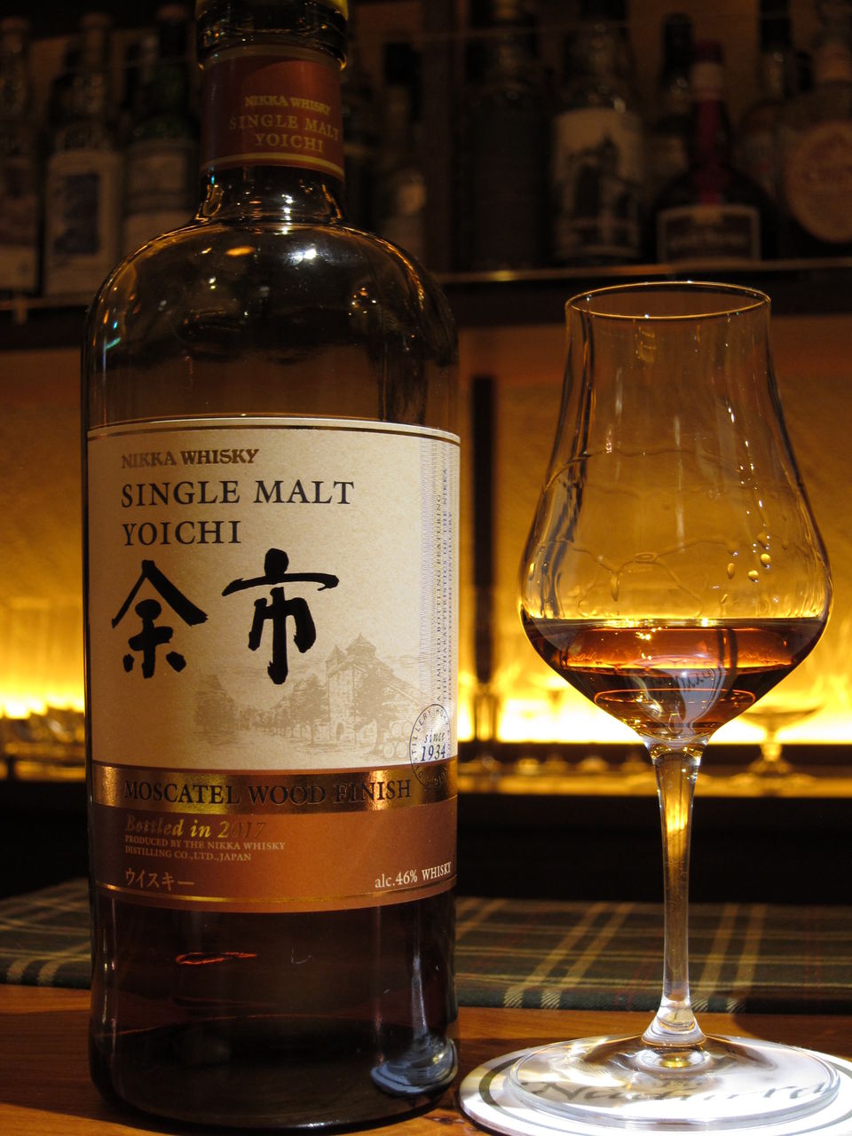 ニッカウイスキー 余市 モスカテルウッドフィニッシュ 2017 46% : くり