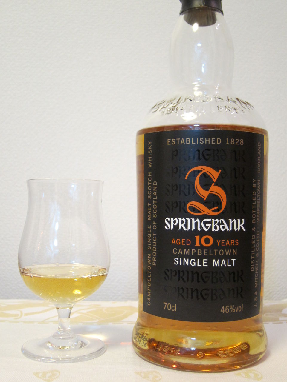 スプリングバンク 10年 46％ オフィシャルボトル : くりりんの