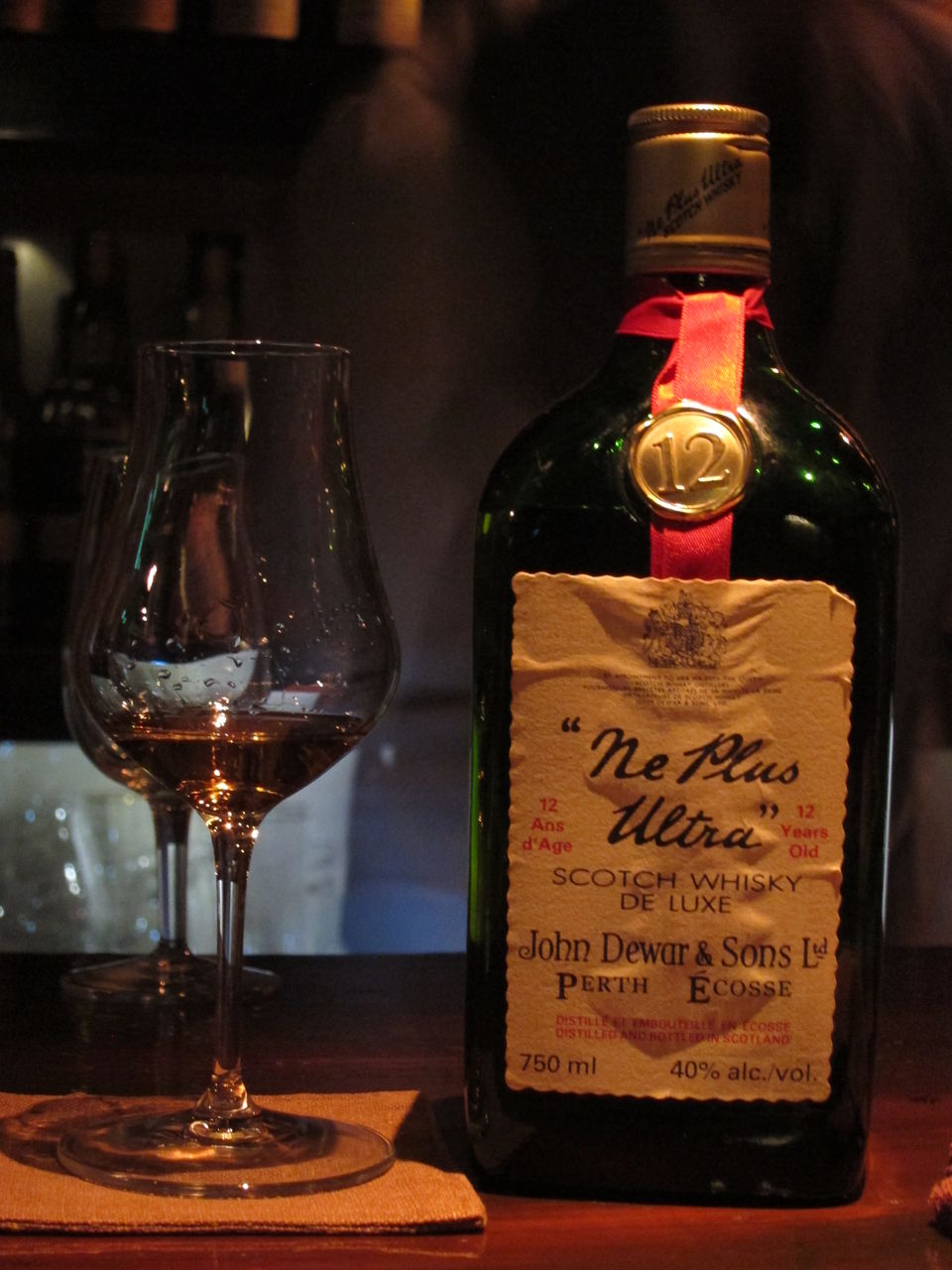 デュワーズ ネプラスウルトラ 1970年代流通 43% : くりりんの