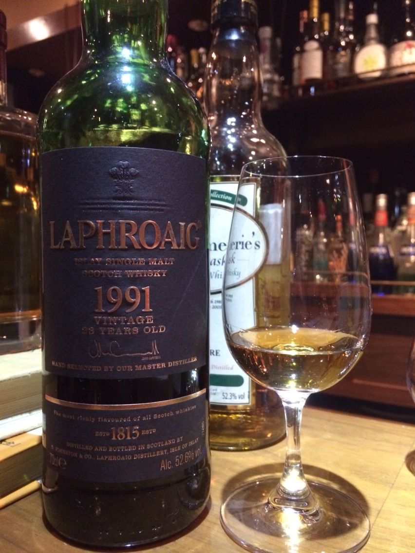 ラフロイグ 1991年蒸留 23年 ドイツ向けオフィシャルボトル : くりりん