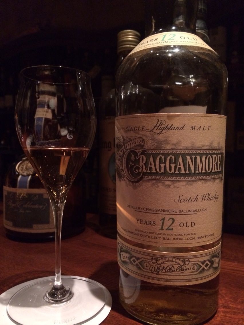 クラガンモア 12年 1990年代流通 43% : くりりんのウイスキー置場