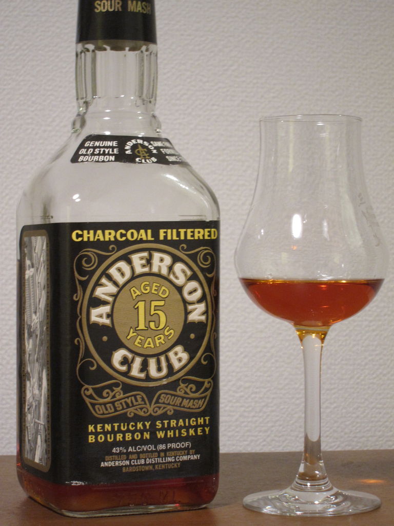 ANDERSONクラブ 15年 750ml アメリカンウイスキー 古酒 ☆アンダーソン