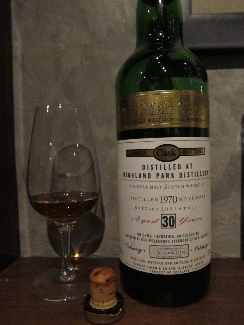 ハイランドパーク30年 (1970-2001) オールドモルトカスク : くりりんの