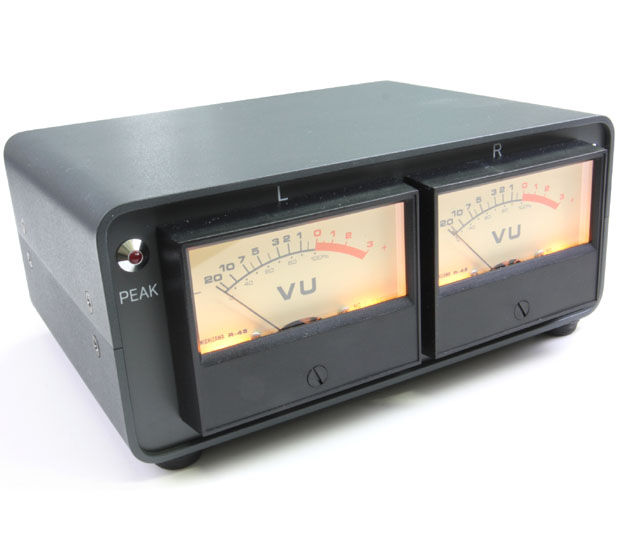自作ステレオVUメーター181号機（TEACワイドタイプ大型） 自作ステレオ