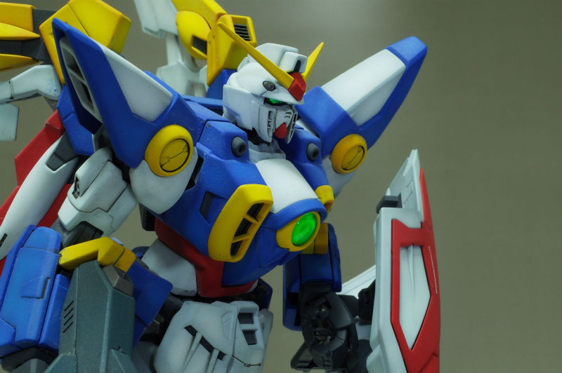 完成品レビュー】1/100 MG ウイングガンダム【塗装】【グラデーション