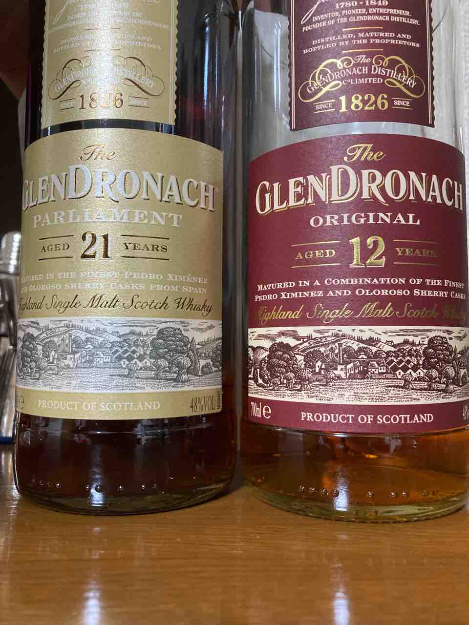 milkさま専用 国内正規 未開栓 グレンドロナック21年 700 ml 2本