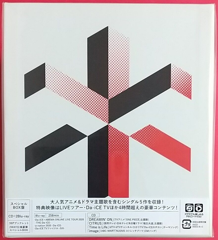 Da-iCE SiX 初回生産限定盤 Da-iCE -six- 初回限定盤 CD＋3DVD Da-iCE