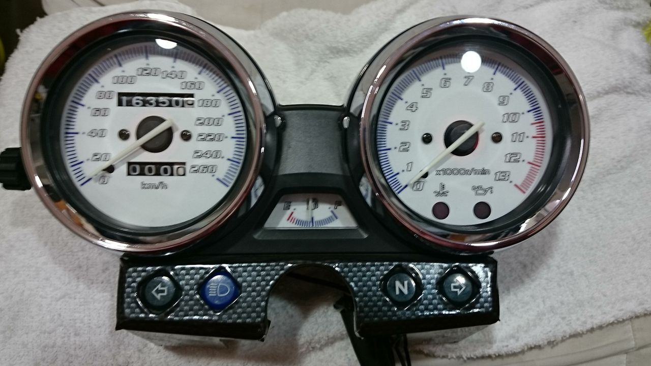 新発売 ZRX1100 ZRX1200 ELメーター 260km用300km表示