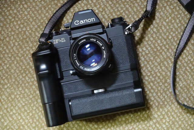 Canon New F-1 AEファインダー 35mmフィルム 一眼レフカメラ キヤノン