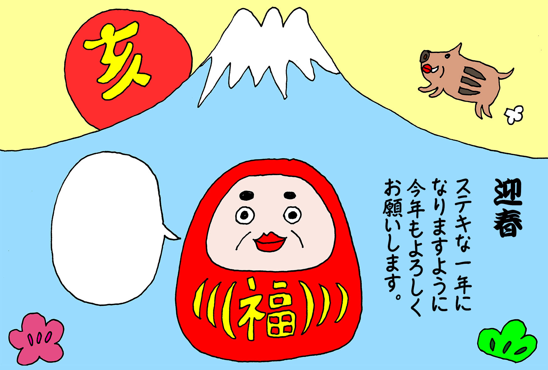 新年あけましておめでとうございます : カータンBLOG あたし・主婦の頭