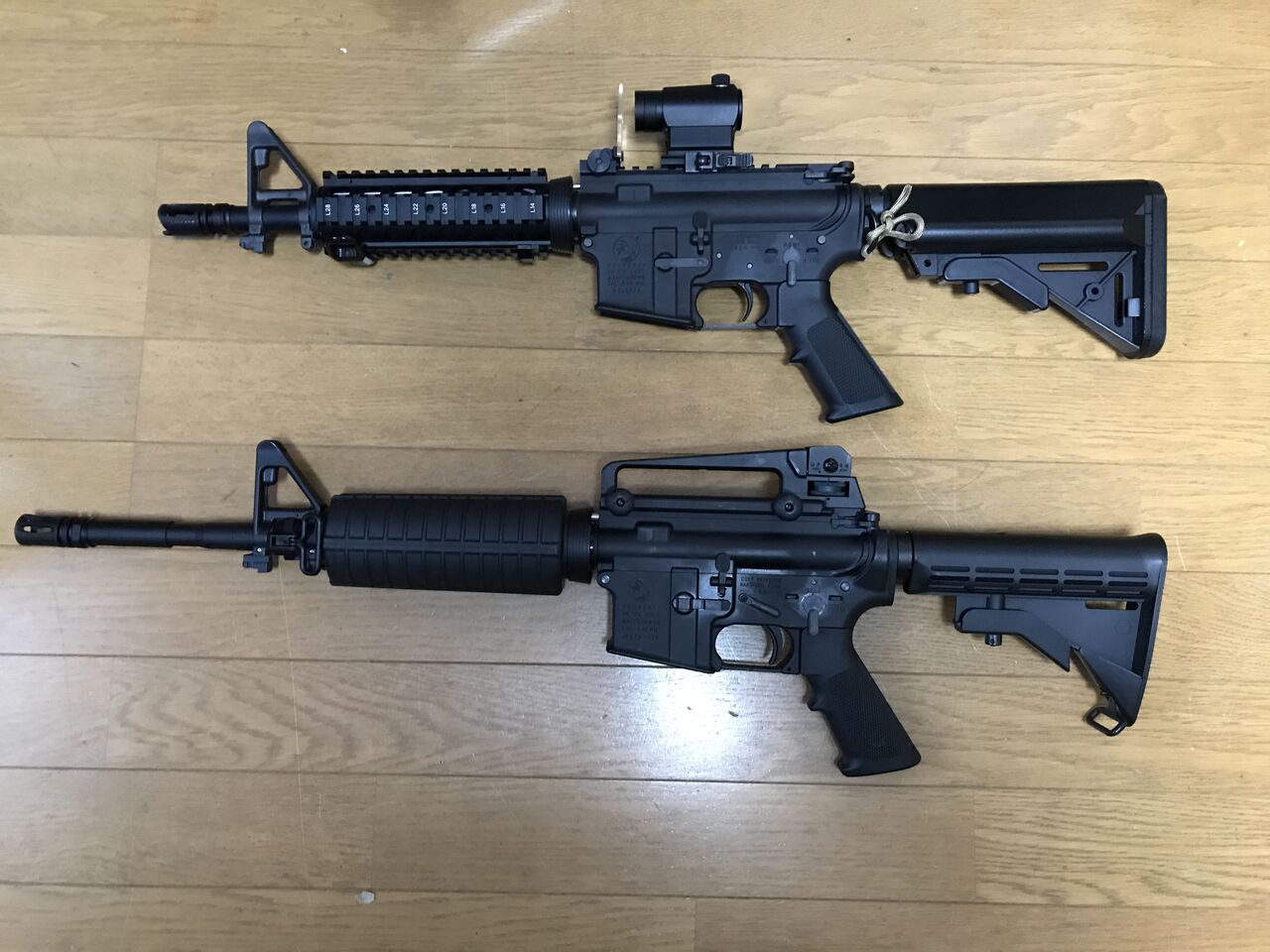 エアガンレビュー】S&T M4A1 GBB（4）〜実射比較編 : Bravo1は自重で