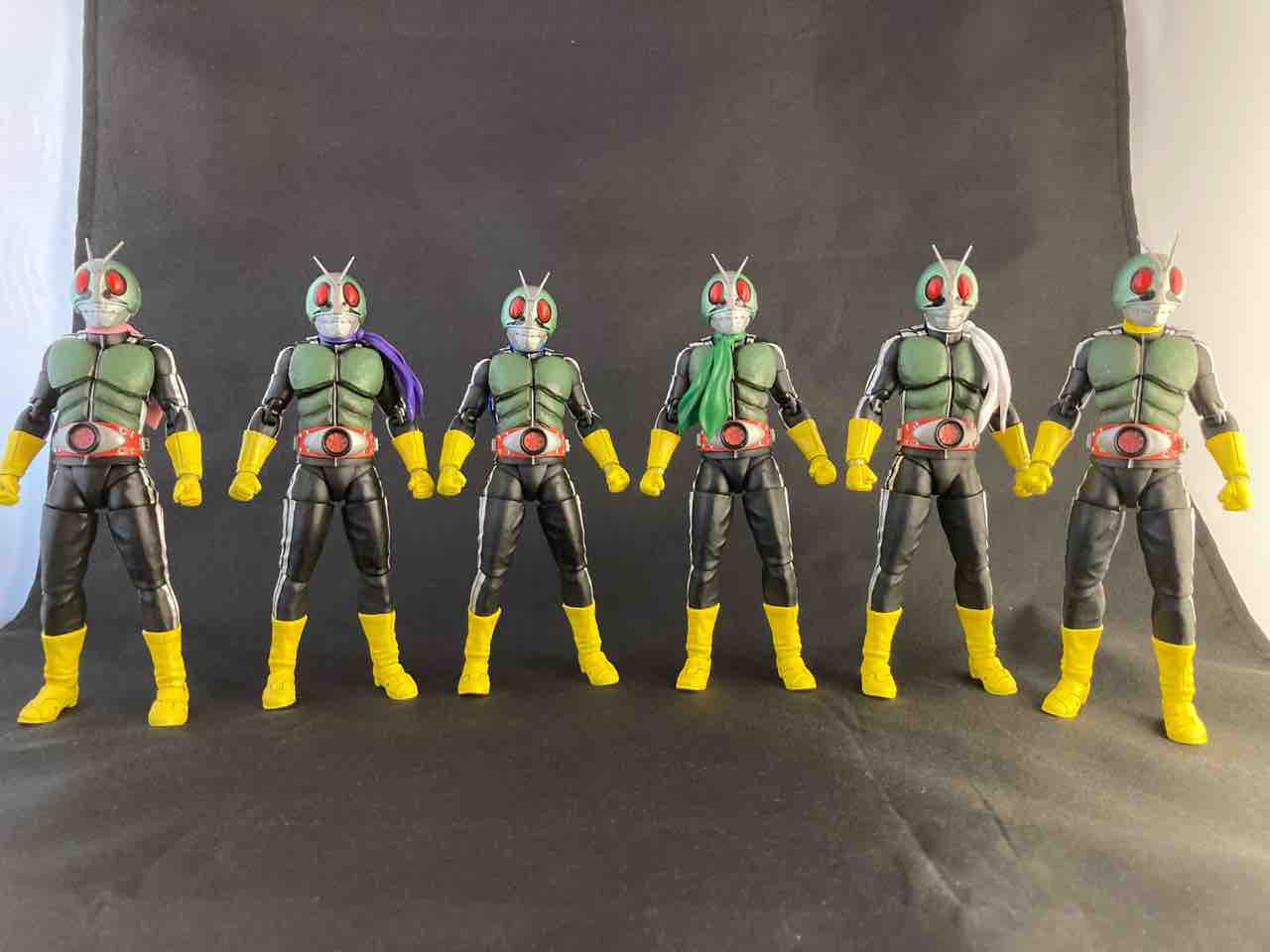 ショッカーライダーNo.1〜6（真骨彫 フィギュアーツ改造） : 特撮