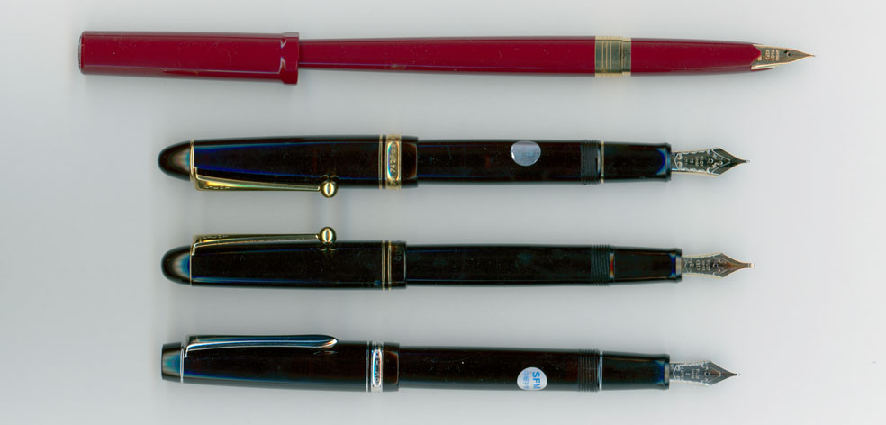 パイロット カスタム67 初期モデル 14K-BB 入手 : 万年筆評価の部屋