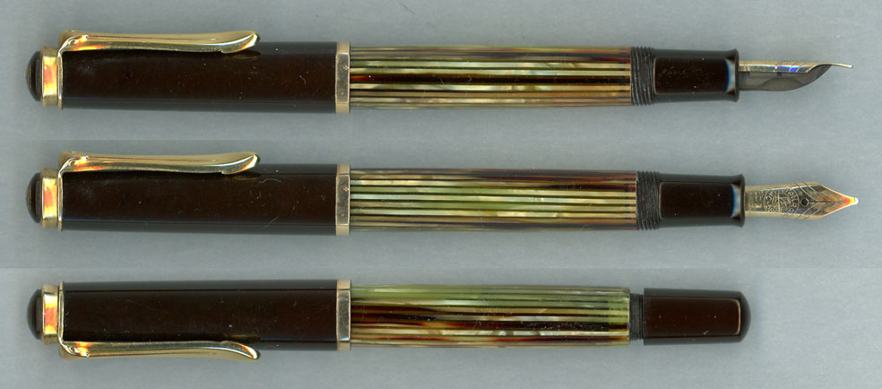 水曜日の調整報告 【 Pelikan 400 茶縞 14C-BB 尻軸が締まらない