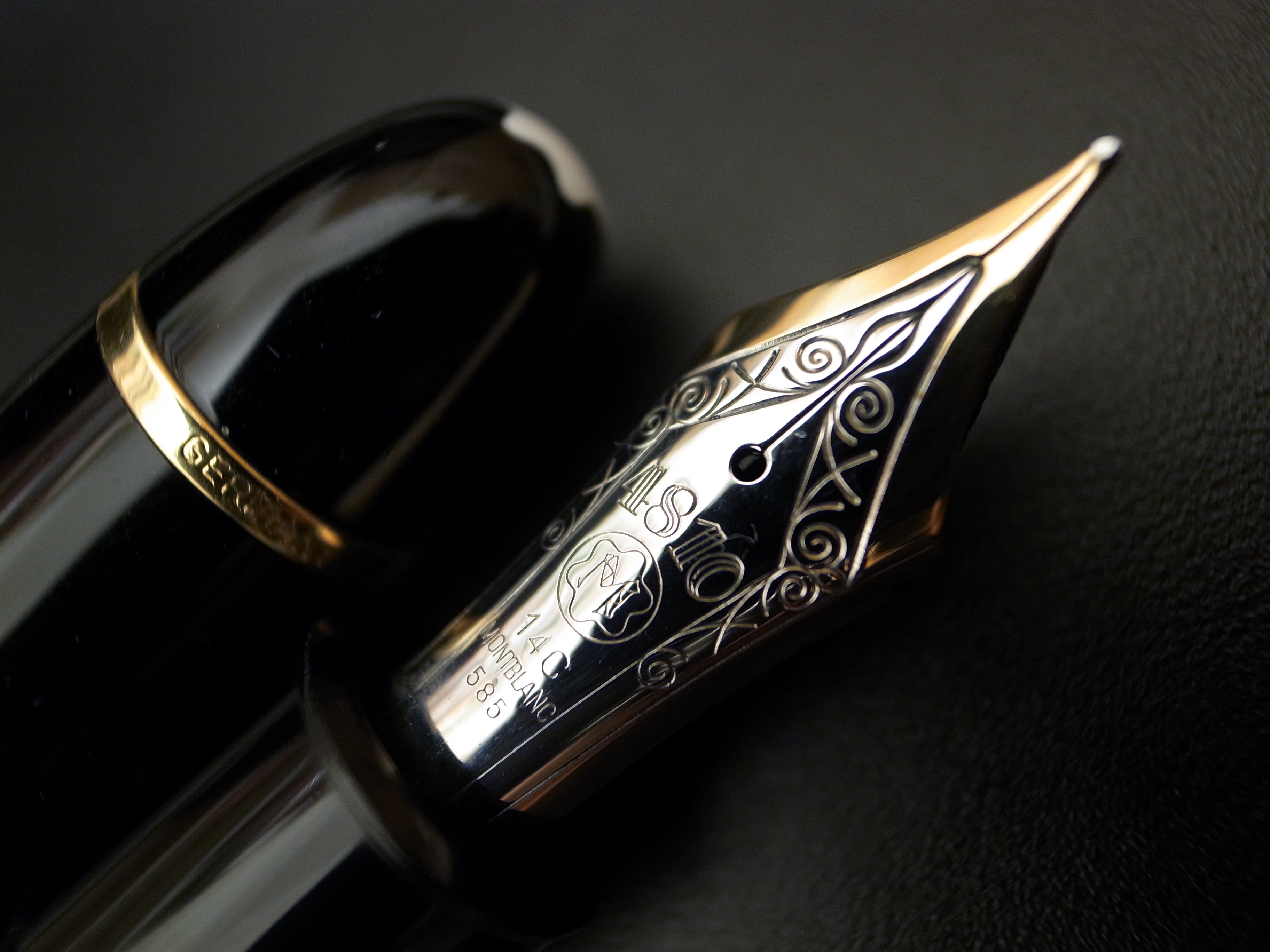 極美品 149 14C中白EFニブ モンブラン マイスターシュテュック