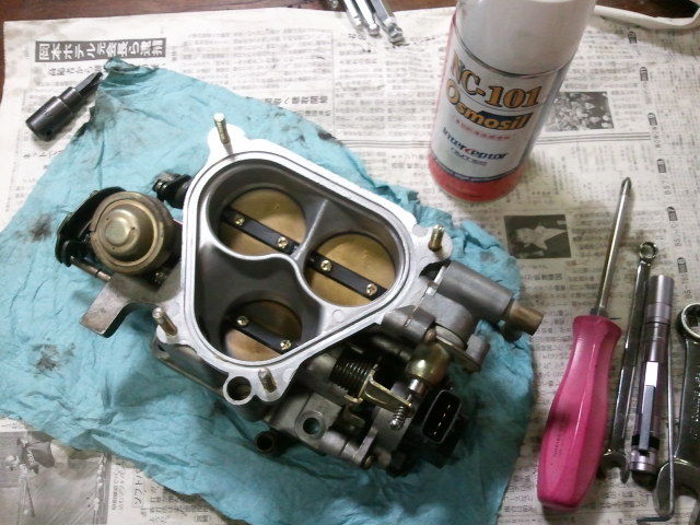 RX-7 FD3S 前期型 スロットルボディ 値下げ可 純正スロットルセンサー