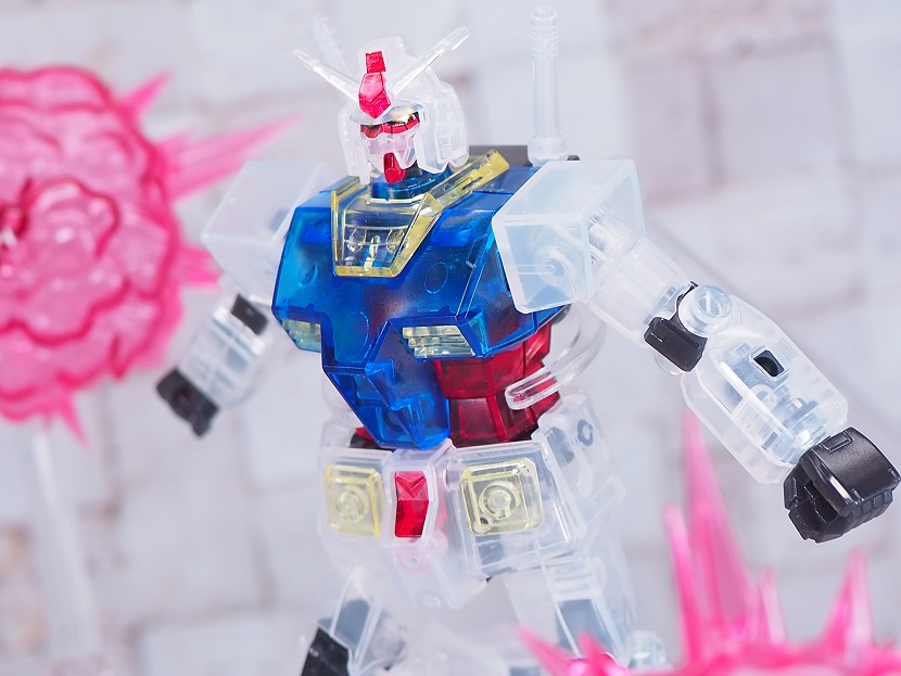 HGUC ガンダム ガンプラEXPO限定 クリアカラーバージョン レビュー