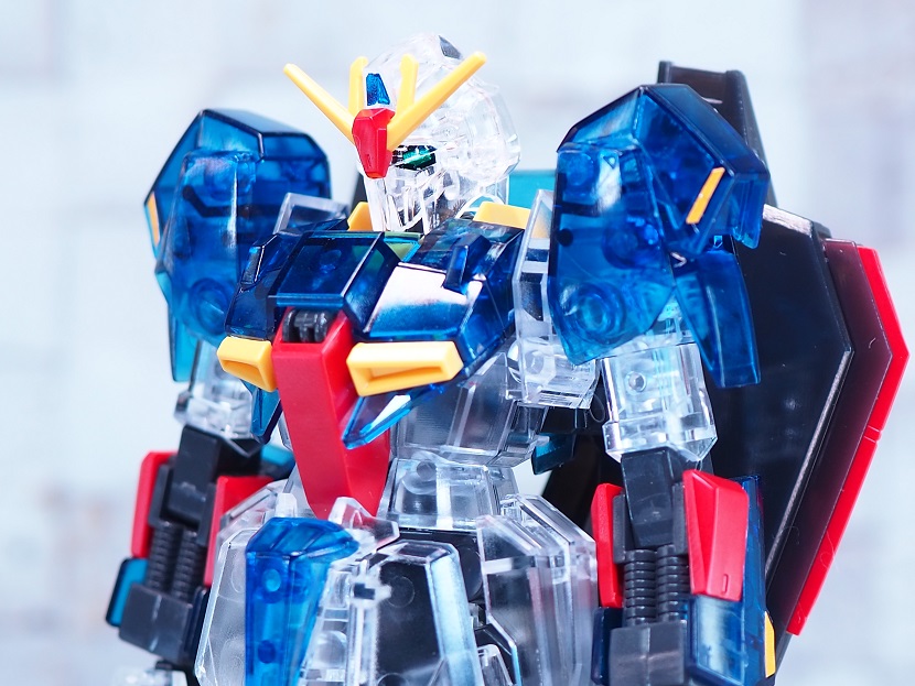 HG クリアカラー3体セット SDガンダムワールド ヒーローズ」プラモ3体