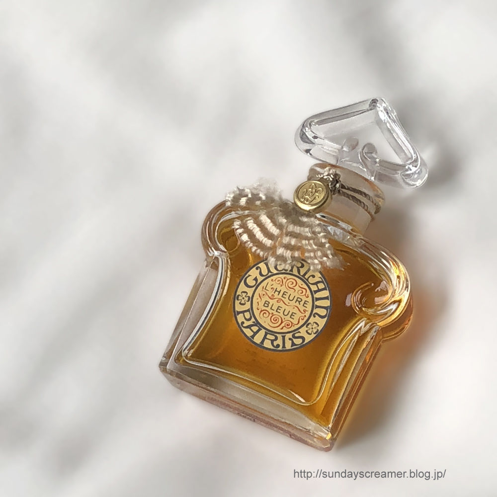 バカラ GUERLAIN ゲラン ルール・ブルー 香水瓶 ヴィンテージ バカラ