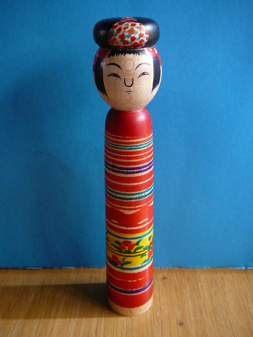 渡辺忠雄工人の髷こけし : こけしのなかのわたし