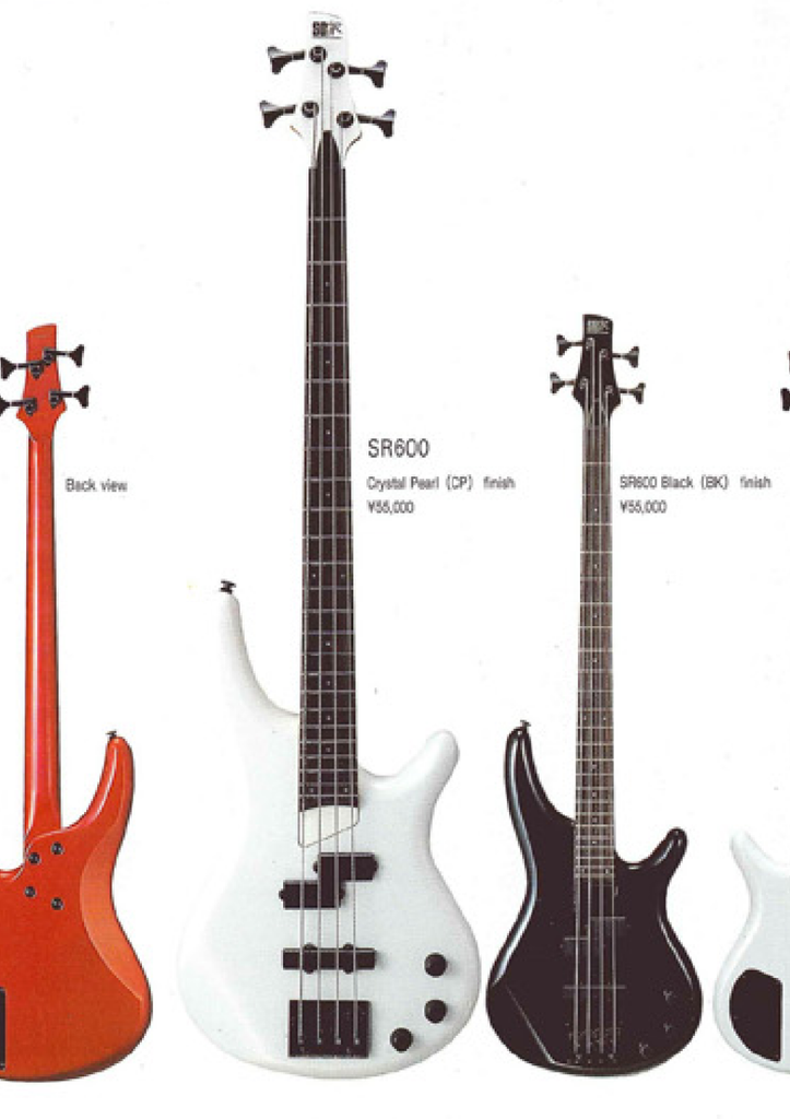 Ibanez SR600 アッシュボディ アクティブ 上位機種 Ibanez SR-600