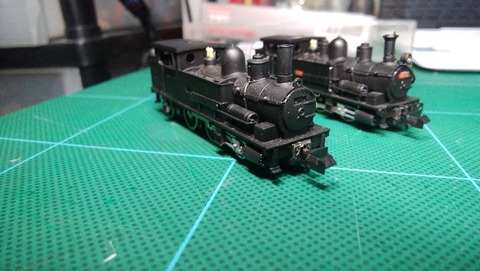 河合商会B6(2157タイプ)＋KATOワム80000×8