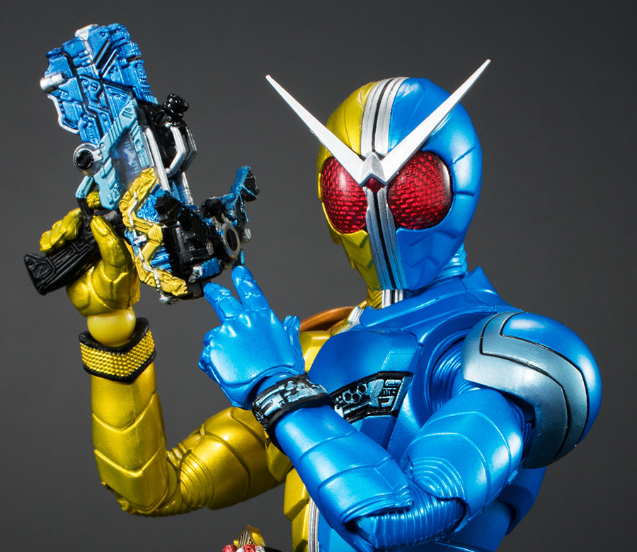 真骨彫 仮面ライダーW ヒートメタル ルナトリガー 風都探偵 フィギュ