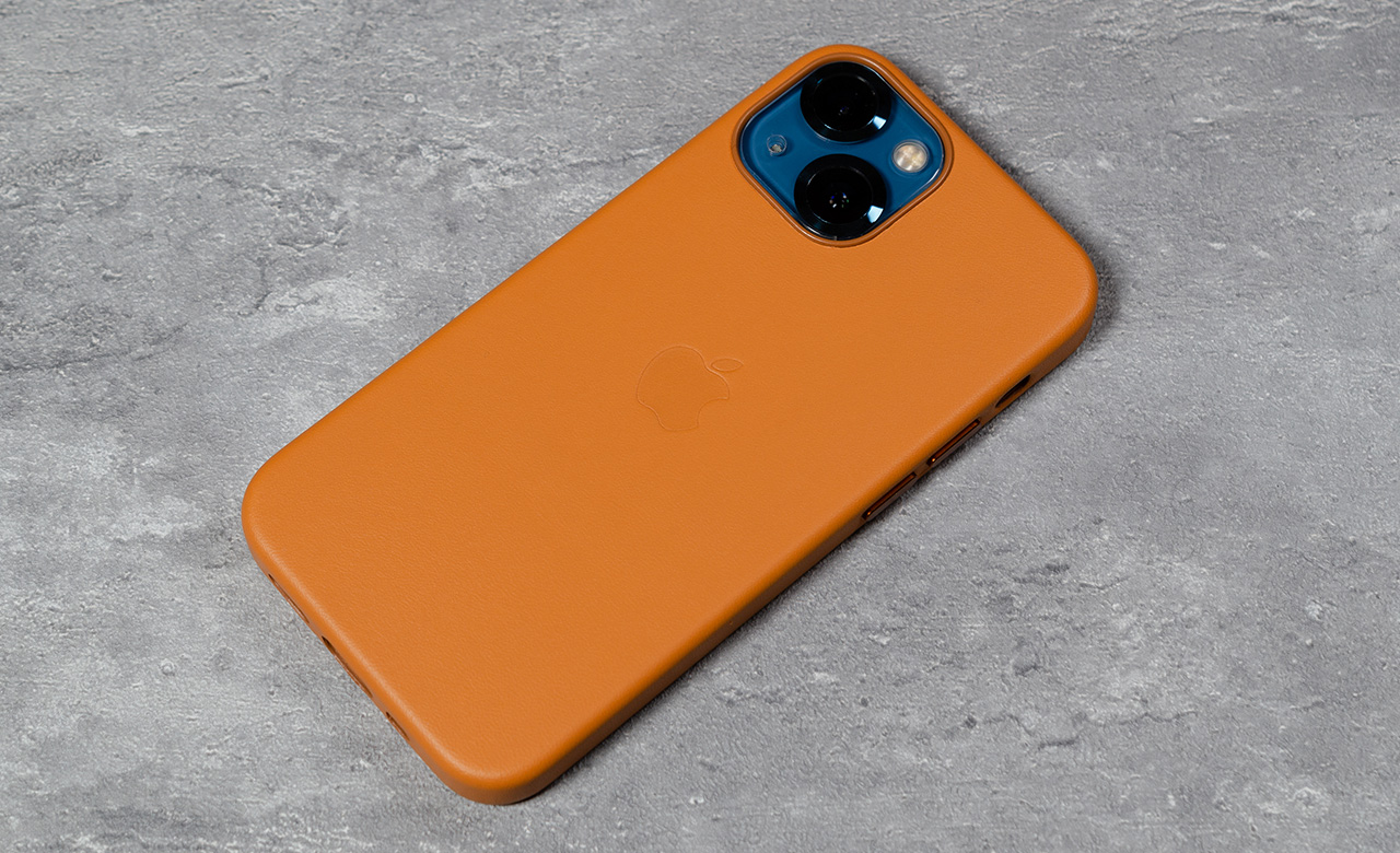 プチレビュー： Apple MagSafe対応 レザーケース ゴールデンブラウン