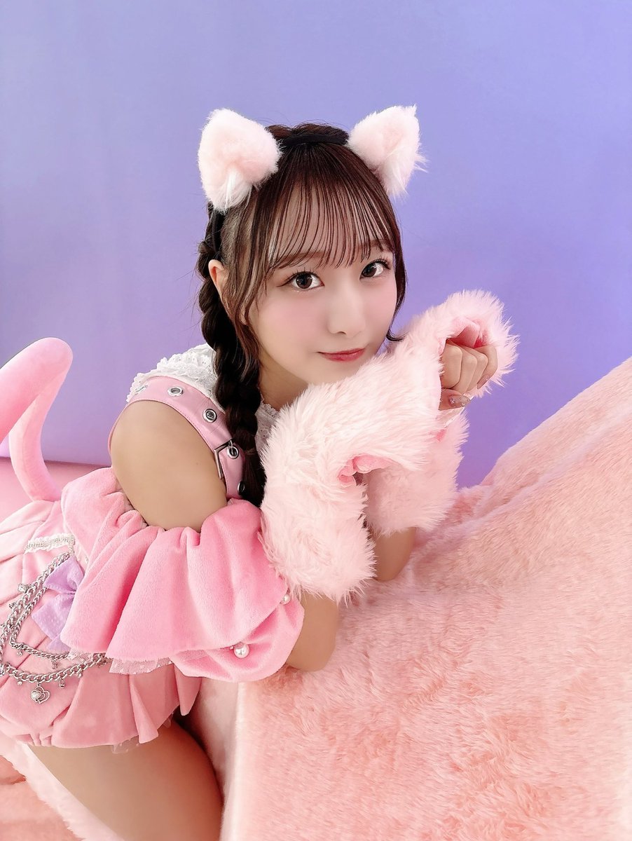 イコラブ 大場花菜 猫衣装 生写真 直筆 イコラブ 大場花菜 7周年 猫