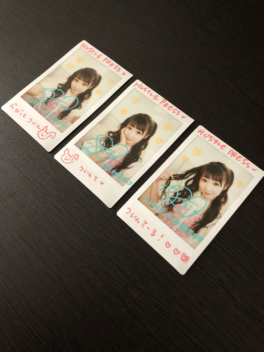 イコラブ 大谷映美里 イコプレ ハッスルプレス チェキ 直筆 サイン