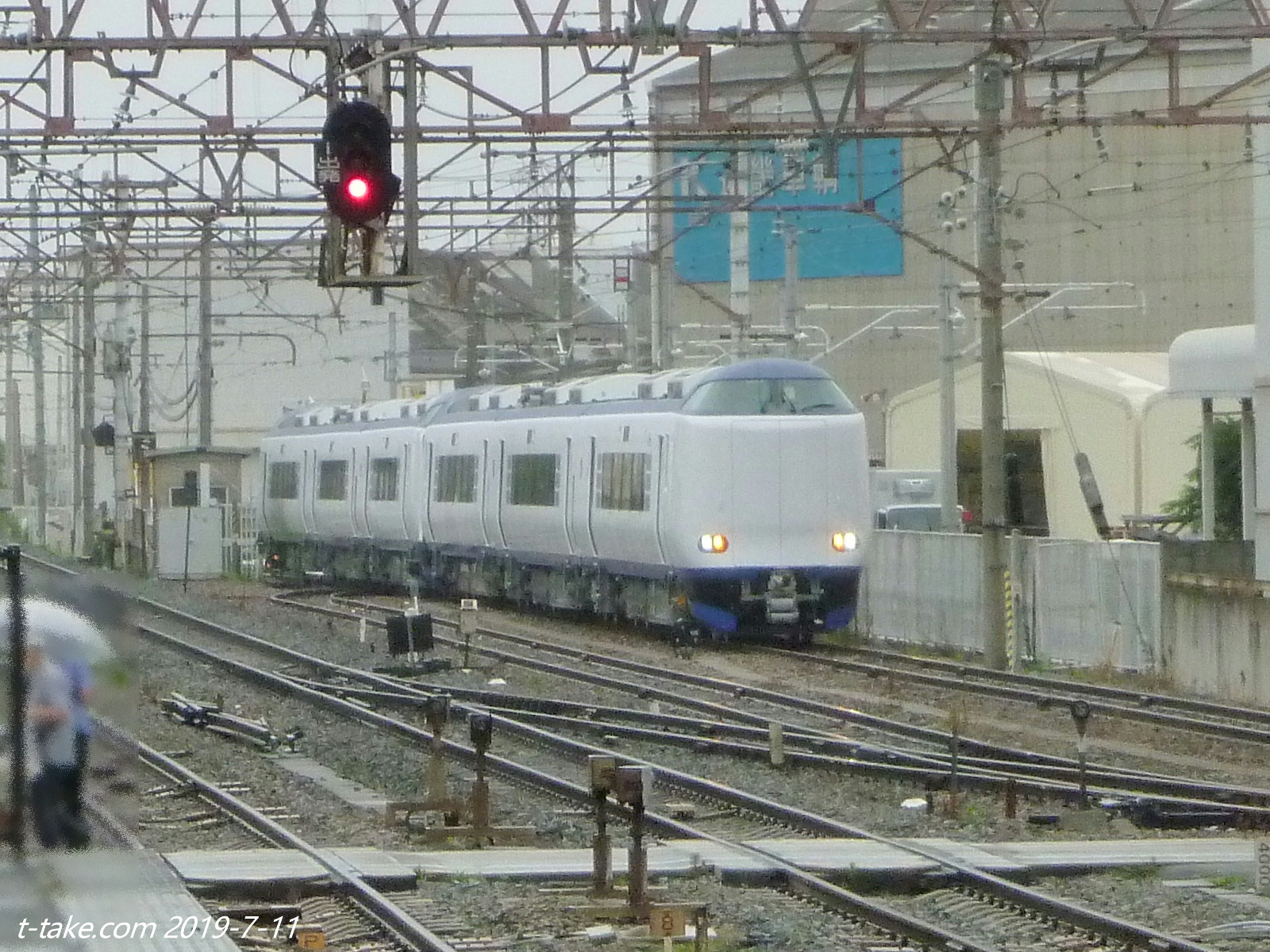 JR271系「新型はるか」近畿車輌を出場 : 列車番号T-TAKE(てぃーていく)