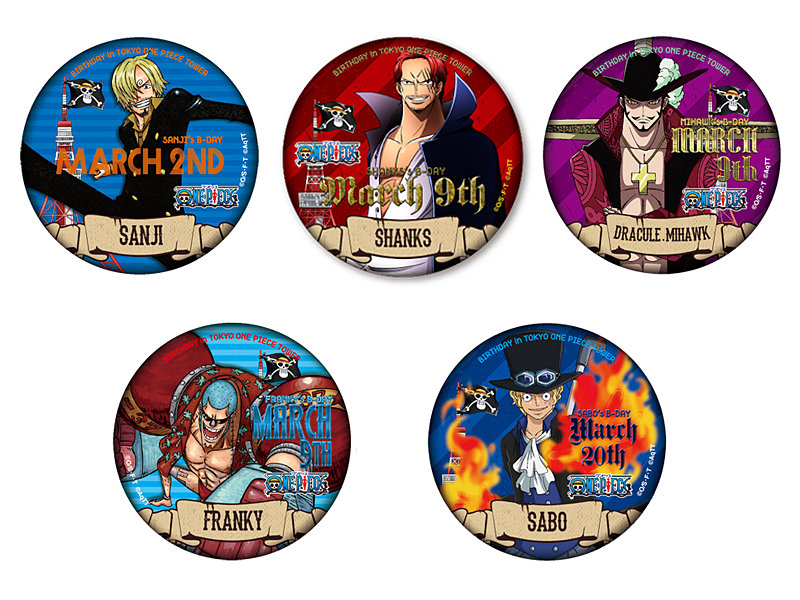 トンガリバースデー缶バッジ マキノ 誕生月を迎える多くのOPキャラが