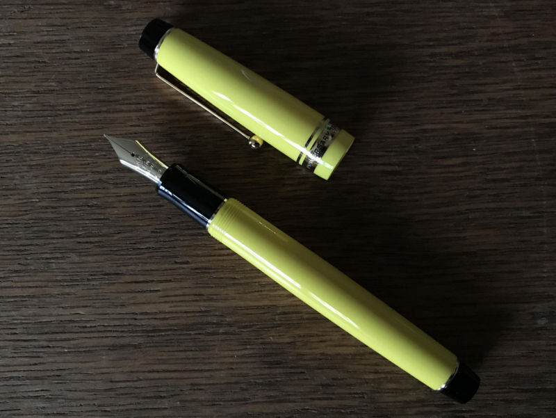 丸善 檸檬 130周年 Fニブ 丸善 万年筆 イエロー 130周年 MARUZEN 檸檬