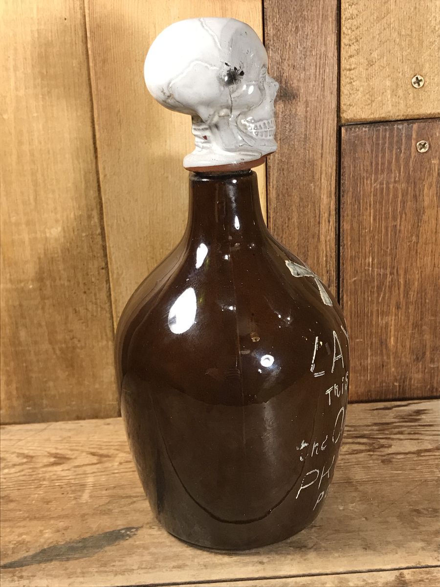 グッドロッキンポイズンボトルヴィンテージ陶器ロカビリー50s