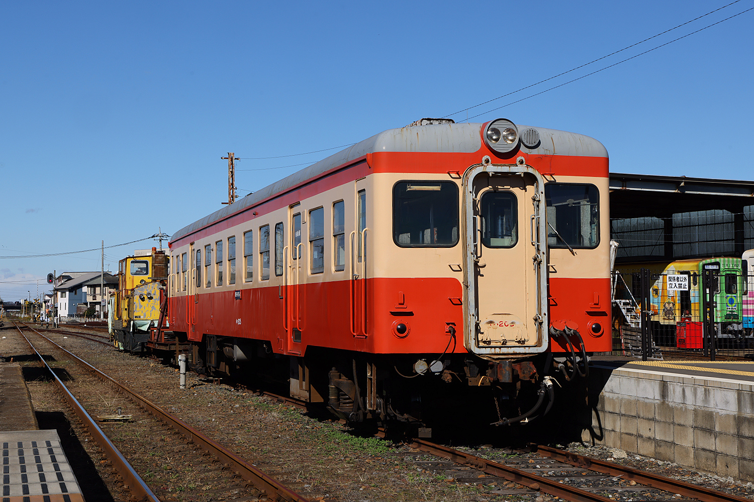 ひたちなか海浜鉄道 サボ】（表）那珂湊⇔中根 （裏）那珂湊