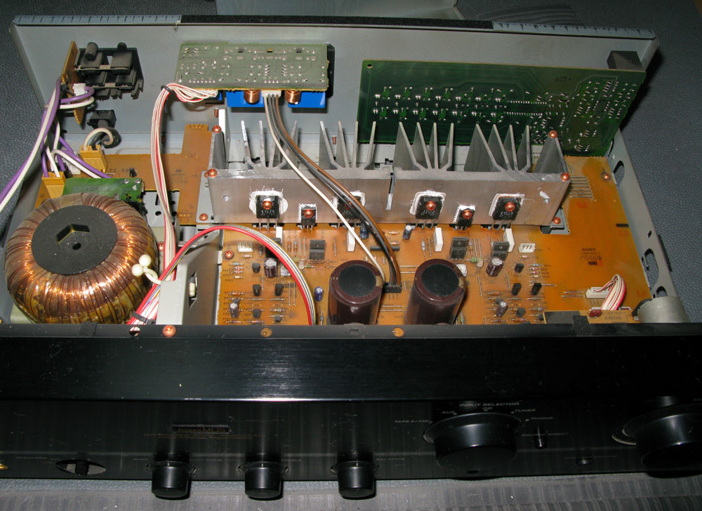 SONY TA-F510R (プリメインアンプ) : フラットバーロードで行こう！