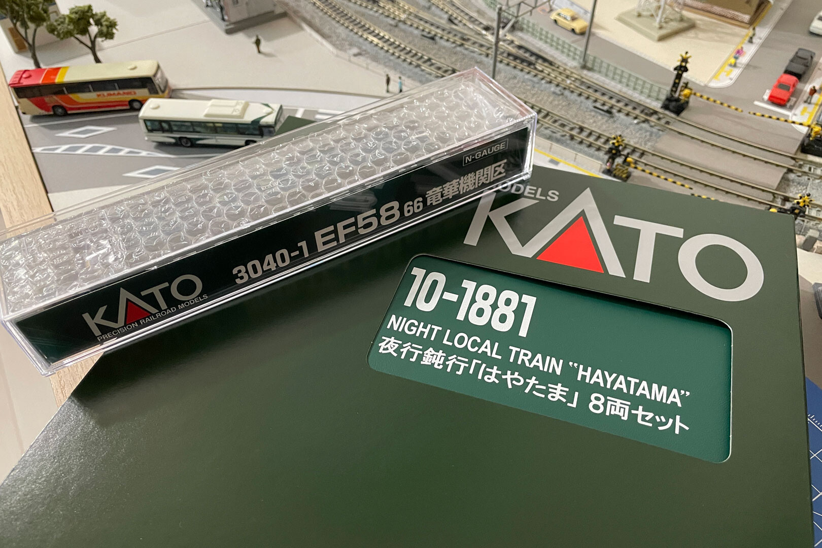 新品kato3040-1 10-1881 EF58龍華 はやたまセット 夜行鈍行「はやたま