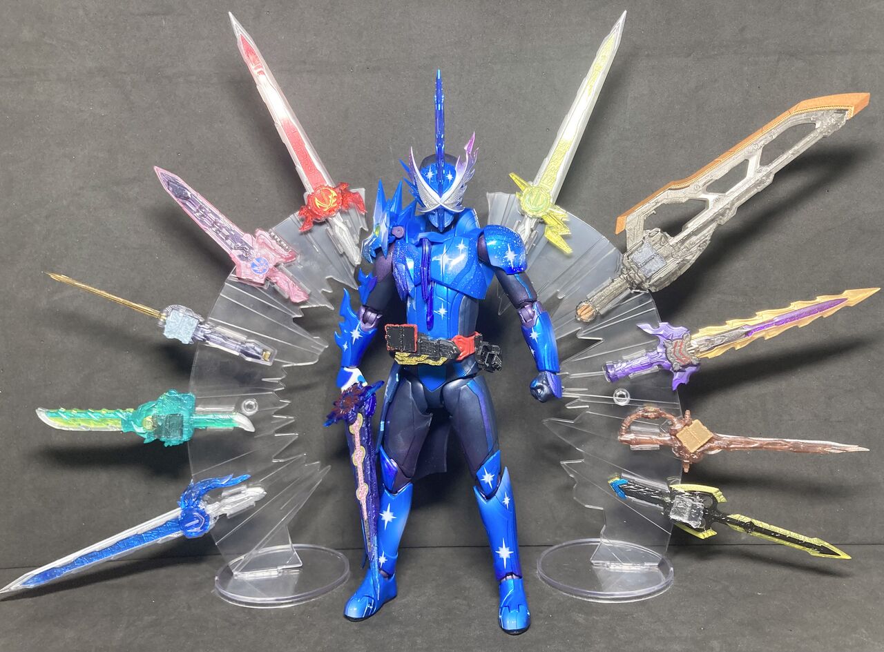 S.H.Figuarts 仮面ライダークロスセイバー + 聖剣10本セット レビュー