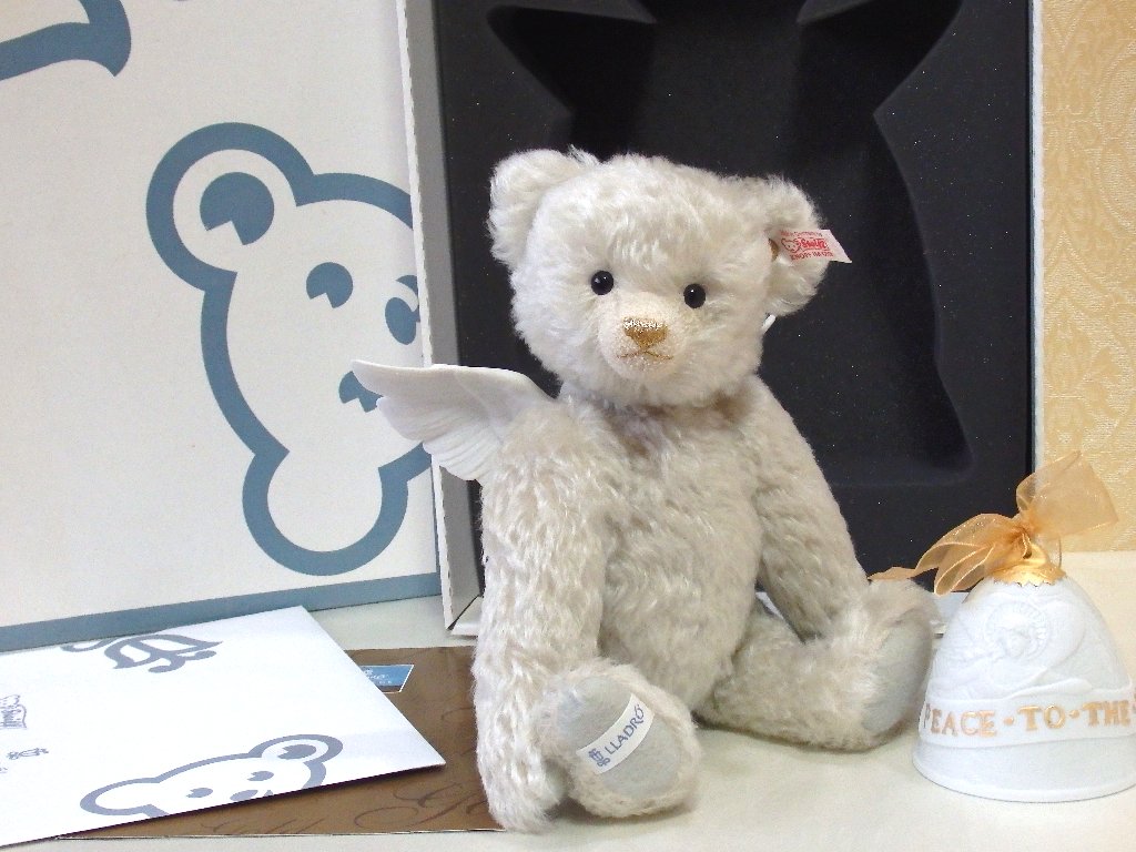 シュタイフ社×リヤドロ・2007年限定「エンジェル・テディベア」 : よき