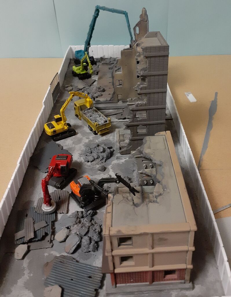 1/18ミニカー解体ジオラマ 1/18ミニカー解体ジオラマ