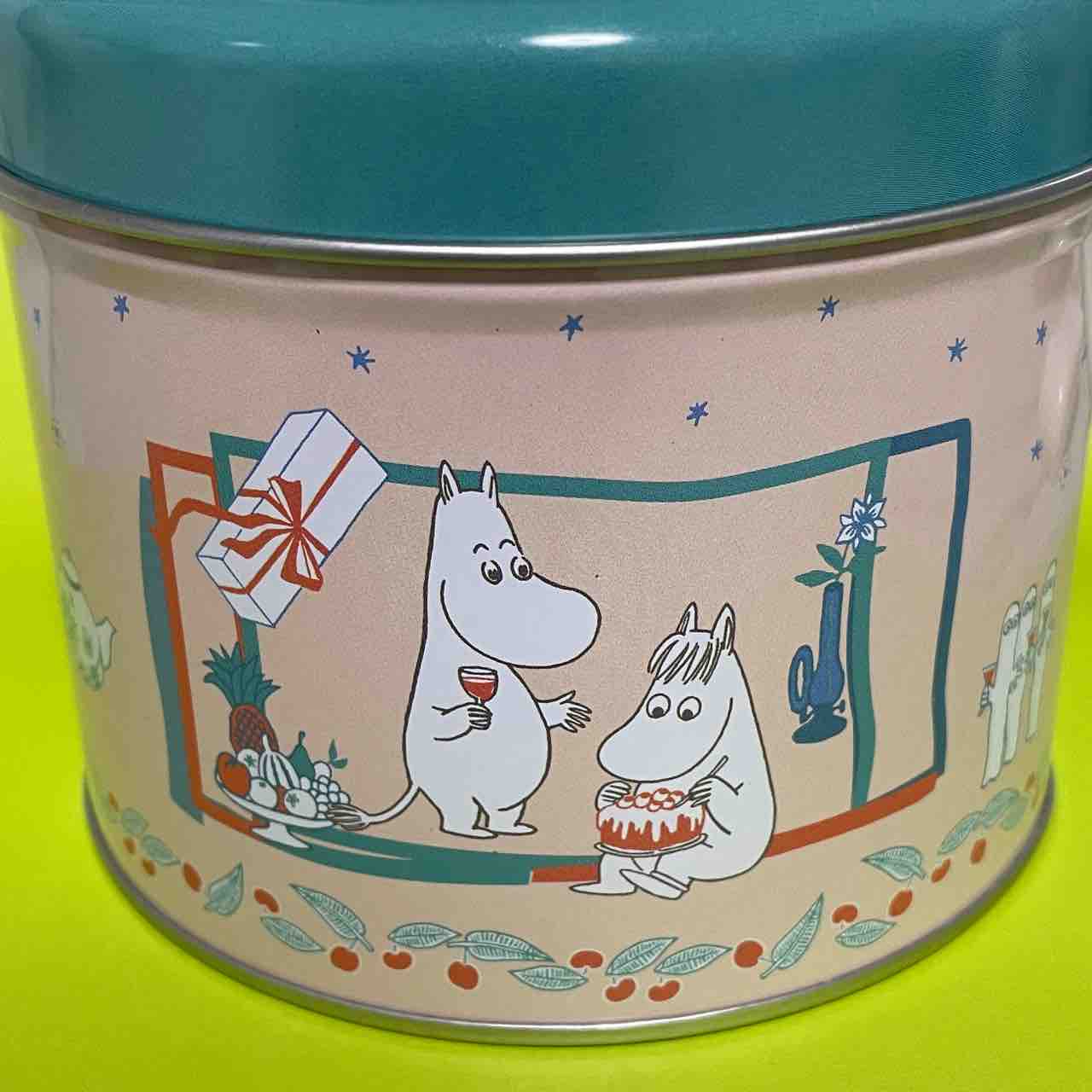 レア カネボウ お菓子缶 ムーミン 昭和レトロ ムーミン お菓子缶 昭和