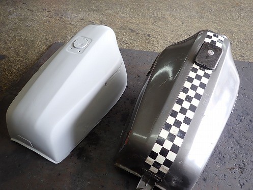 Z1000ST タンク(Z400FX FT Z) Z750fx2型に付くように加工されたZ400FX