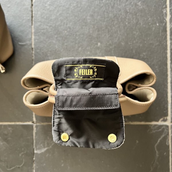 フェイラー ユニ バッグハンドルカバー ベージュ2つ ピコタン