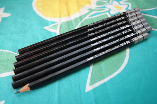 ぺんてる「ブラックポリマー999α 鉛筆」レビュー : テーゲー日記