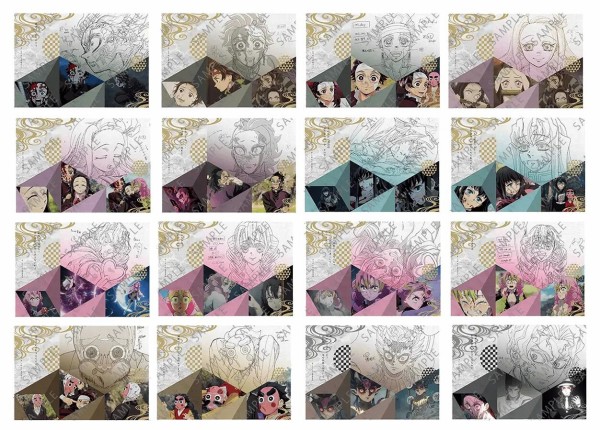 鬼滅の刃×ダイニング限定 上弦結集 刀鍛冶の里へコースター 鬼全