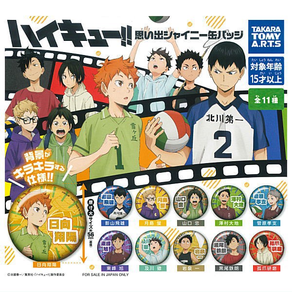 ハイキュー クールダウン 缶バッジ 全種セット セブンネット