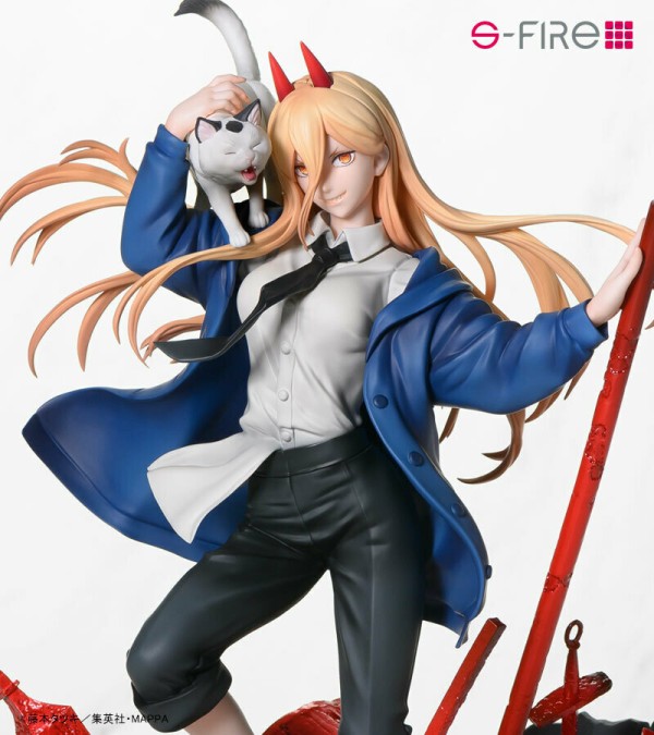 TVアニメ「チェンソーマン」 パワー＆ニャーコ 1/7 完成品フィギュア