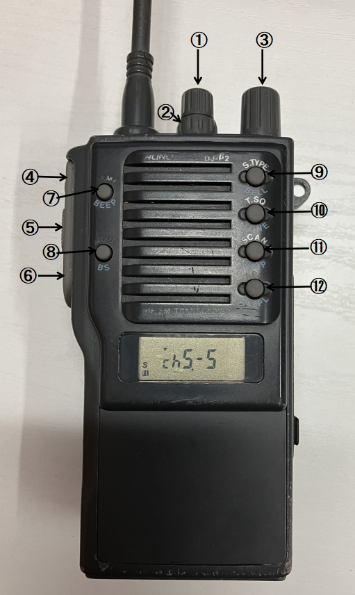 ALINCO 特定小電力トランシーバー DJ-P2 操作説明 : 向島ポンポコ日記