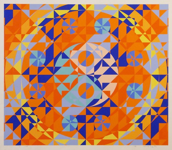 ☆オノサト・トシノブ シルクスクリーン 「Silk-78」1976 ☆オノサト