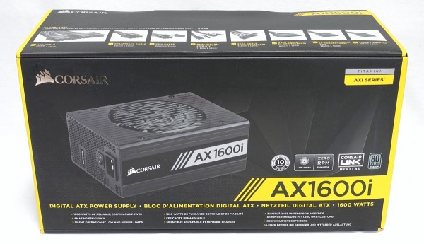 コルセアAX1600i pc電源ユニット[80PLUS TITANIUM]